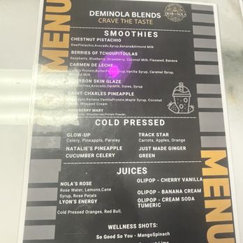 Deminola Blends - Juice Bars & Smoothies Near Me - Baton Rouge, Louisiana