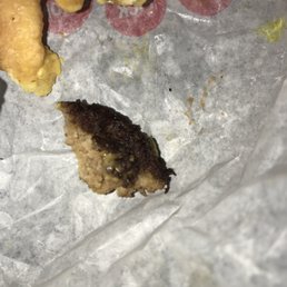 The entire patty was like this The entire patty was like this