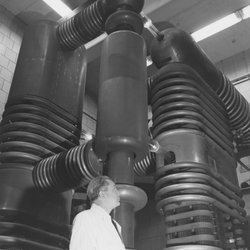 Barbara A Kieft Accelerator ArtSpace - Historic particle accelerator built by Samuel K Allison at University of Chicago, as it appeared when in service there.