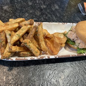 Lake Oconee Bistro - Lobster salad sandwich with truffle fries - Venues & Event Spaces Near Me - Eatonton, Georgia