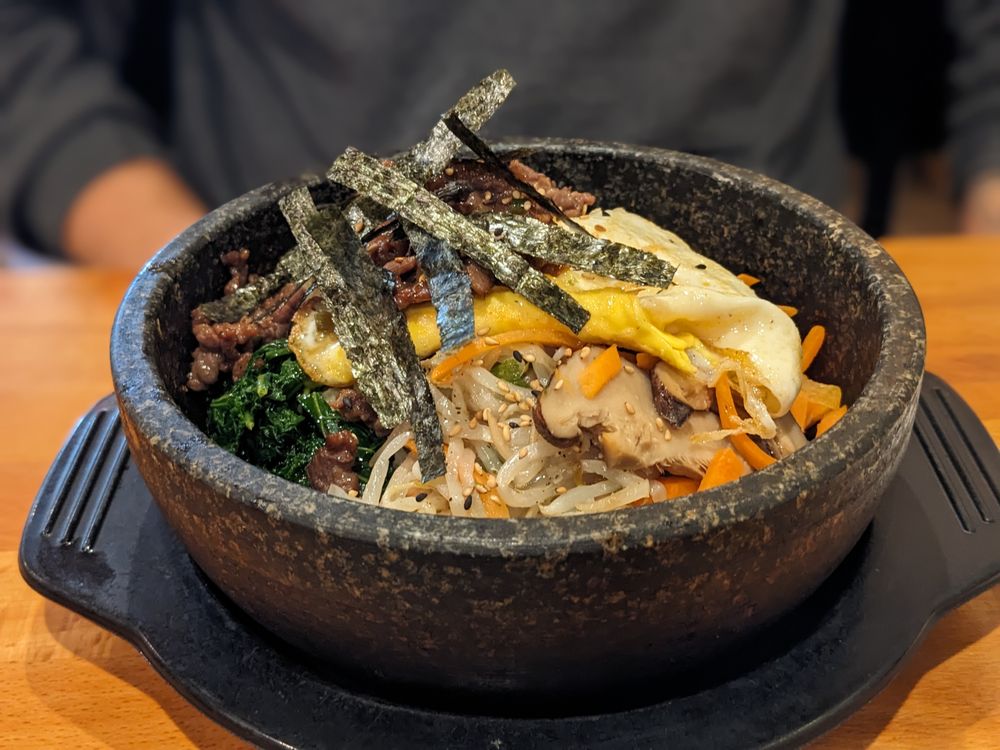 Food from Rateba Grill & Ramen