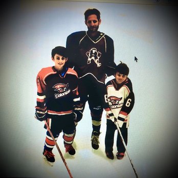 Novitski Landscapes - Dylan, Brian and Damian. Father vs son hockey game. - Lawn Services Near Me - West Norriton, Pennsylvania Novitski Landscapes - Dylan, Brian and Damian. Father vs son hockey game. - Lawn Services Near Me - West Norriton, Pennsylvania