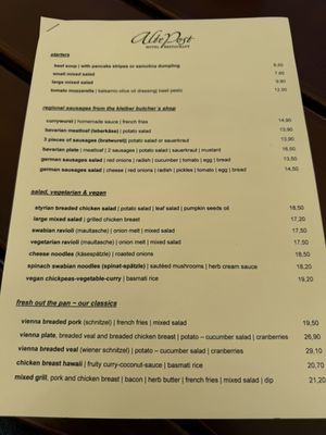 Menu photo 2 Alte Post Lindau, BY Menu photo 2 Alte Post Lindau, BY