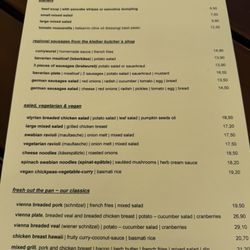 Alte Post - Menu page 1