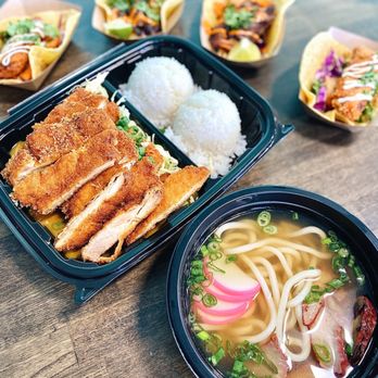 Loco Ono - Katsu Curry, Udon, salmon belly taco and kalbi taco - Poke Near Me - Reno, Nevada Loco Ono - Katsu Curry, Udon, salmon belly taco and kalbi taco - Poke Near Me - Reno, Nevada