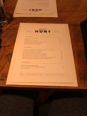 Menu photo 6 Hunt Spokane, WA