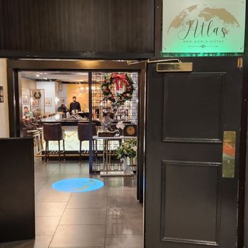 Atlas New World Bistro - Entrance - Breakfast & Brunch Near Me - Roslyn, New York Atlas New World Bistro - Entrance - Breakfast & Brunch Near Me - Roslyn, New York