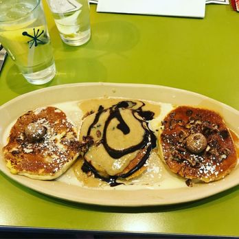 Snooze, an A.M. Eatery - Pancake Flight - Breakfast & Brunch Near Me - Gilbert, Arizona Snooze, an A.M. Eatery - Pancake Flight - Breakfast & Brunch Near Me - Gilbert, Arizona