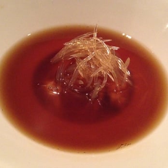 Benu - "Shark fin soup", Dungeness crab, Jinhua ham custard - Asian Fusion Near Me - San Francisco, California