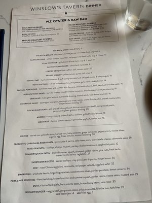 Menu photo 2 Winslow's Tavern Wellfleet, MA