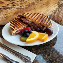 Slap Bang Bagel - Goat Cheese, Pastrami Beef (Panini Sandwich- "Goat's Got Beef"