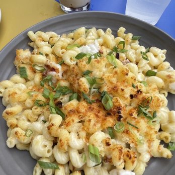 The Naughty Fox - Lobster Mac and Cheese - New American Near Me - Avalon, California The Naughty Fox - Lobster Mac and Cheese - New American Near Me - Avalon, California