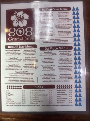 Menu photo 8 808 Grindz Cafe Kailua-Kona, HI Menu photo 8 808 Grindz Cafe Kailua-Kona, HI