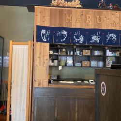 Maru Japanese Restaurant - Front counter