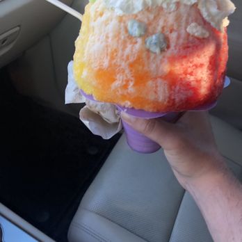 808 Shave Ice - Fully loaded large "front street" (dreamsicle, strawberry, mango). Amazing, dont feel too great after eating it (expected) - Shaved Ice Near Me - Strongsville, Ohio 808 Shave Ice - Fully loaded large "front street" (dreamsicle, strawberry, mango). Amazing, dont feel too great after eating it (expected) - Shaved Ice Near Me - Strongsville, Ohio