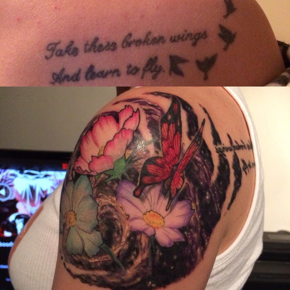 The Shop Tattoo Co - The tattoo above is a tattoo I got five years ago when I was fifteen; Mikey clearly, totally revamped it. - Tattoo Near Me - Toronto, Ontario The Shop Tattoo Co - The tattoo above is a tattoo I got five years ago when I was fifteen; Mikey clearly, totally revamped it. - Tattoo Near Me - Toronto, Ontario