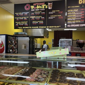 Intown Donutz - a variety of donuts in a display case - Donuts Near Me - Kernersville, North Carolina