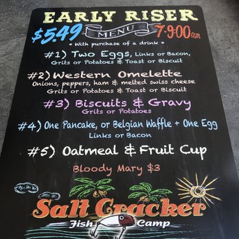 Salt Cracker Fish Camp - Special menu - Seafood Near Me - Clearwater, Florida Salt Cracker Fish Camp - Special menu - Seafood Near Me - Clearwater, Florida