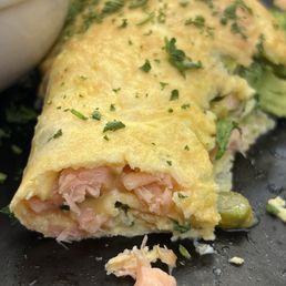 Salmon Avocado Omelet