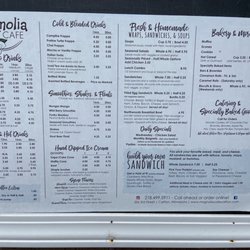 Magnolia Cafe - Menu