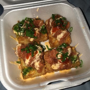 Ten Japan - Spicy tuna on a bed of crispy rice omg amazing - Japanese Near Me - Gilroy, California Ten Japan - Spicy tuna on a bed of crispy rice omg amazing - Japanese Near Me - Gilroy, California
