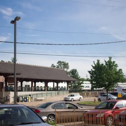 Metra Train Station at College Avenue - The outbound metra.