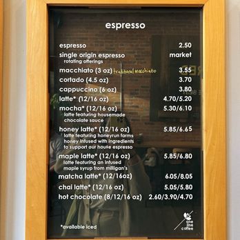 One Line Coffee - Short North - Menu - Coffee & Tea Near Me - Columbus, Ohio