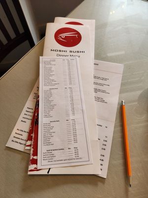 Menu photo 1 Moshi Sushi Bar Bexley, OH