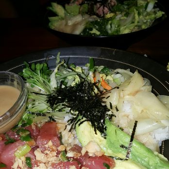 Pacific Catch - Macadamia nut poke bowl for me and Serrano poke bowl for the hubz. I asked for 1/2 salad and 1/2 sushi rice and was served all rice. - Seafood Near Me - Dublin, California Pacific Catch - Macadamia nut poke bowl for me and Serrano poke bowl for the hubz. I asked for 1/2 salad and 1/2 sushi rice and was served all rice. - Seafood Near Me - Dublin, California