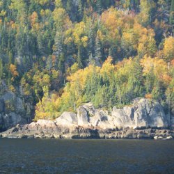 Café du quai - Scenery near L'Anse-St-Jean, Quebec