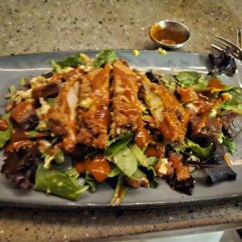 Lazy Dog Restaurant & Bar - Southern checkin salad, extra hot sauce - New American Near Me - Allen, Texas Lazy Dog Restaurant & Bar - Southern checkin salad, extra hot sauce - New American Near Me - Allen, Texas