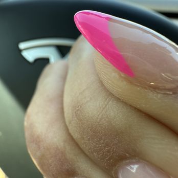 Varnish Lab - Patch work on the chip that happened 3rd after getting my nails done. - Nail Salons Near Me - Playa Vista, California