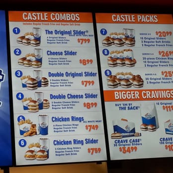 White Castle - Menu pt1 - Jan 2015 - Fast Food Near Me - Las Vegas, Nevada White Castle - Menu pt1 - Jan 2015 - Fast Food Near Me - Las Vegas, Nevada