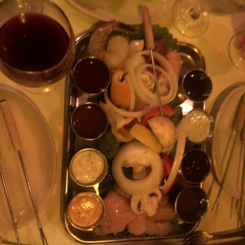 Geja's Cafe - Asked for a side of zucchini with our dinner, delicious! - Fondue Near Me - Chicago, Illinois