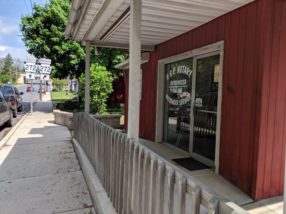 B & E NOTARY Updated September 2024 625 W Main St, Ephrata