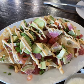 Pop's Public House - Ahi Tuna Nachos - New American Near Me - Gilroy, California Pop's Public House - Ahi Tuna Nachos - New American Near Me - Gilroy, California