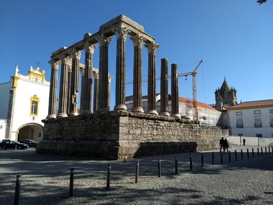 Roman Temple of Évora by null