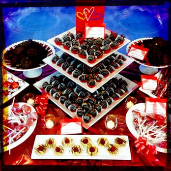 Modern Mayhem Sweets - a display of chocolate covered desserts - Desserts Near Me