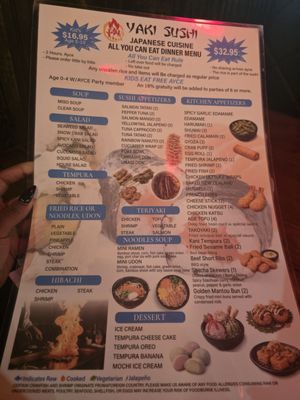 Menu photo 4 Yaki Sushi AYCE Fulshear, TX Menu photo 4 Yaki Sushi AYCE Fulshear, TX