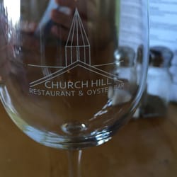 Church Hill Oyster Bar And Restaurant - Classy wine glasses