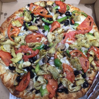 Via Mia Pizza - Vegetarian with ALfredo Sauce - Pizza Near Me - San Jose, California Via Mia Pizza - Vegetarian with ALfredo Sauce - Pizza Near Me - San Jose, California