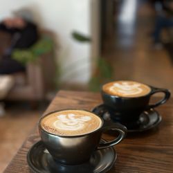 The Hobbyist - German Gingerbread latte, Crème Brûlée latte