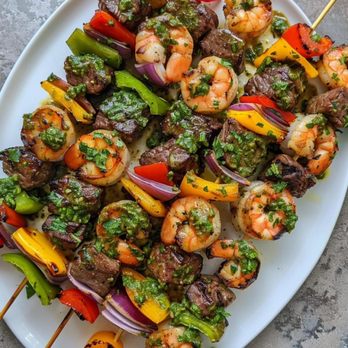 Chilero! - Surf and turf skewers - Food Trucks Near Me