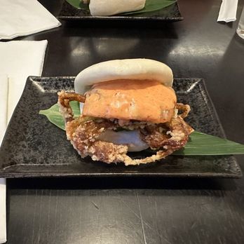 Sato Ramen House - Soft Shell Crab Bun / - Ramen Near Me - Pasadena, California Sato Ramen House - Soft Shell Crab Bun / - Ramen Near Me - Pasadena, California