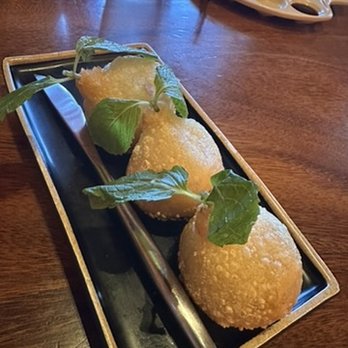 Palette Tea House - Mochi Shrimp and Pork Dumplings ($10) - so cute, shaped like pears! - Dim Sum Near Me - San Francisco, California Palette Tea House - Mochi Shrimp and Pork Dumplings ($10) - so cute, shaped like pears! - Dim Sum Near Me - San Francisco, California