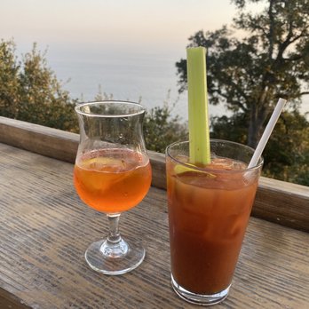 Nepenthe - Bloody Mary and spritzer - New American Near Me - Big Sur, California Nepenthe - Bloody Mary and spritzer - New American Near Me - Big Sur, California