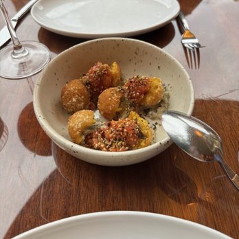 San Sabino - Tuna Arrancini - Italian Near Me - New York, New York San Sabino - Tuna Arrancini - Italian Near Me - New York, New York