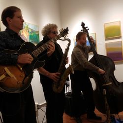 Dennis Winge Music - Trio at art gallery in Ithaca