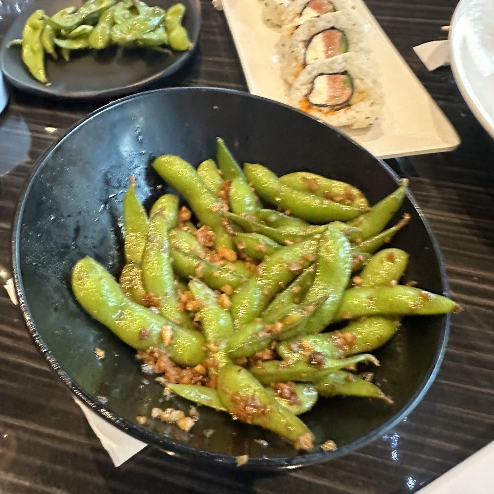 Miyako - Garlic edamame - Japanese Near Me - Houston, Texas Miyako - Garlic edamame - Japanese Near Me - Houston, Texas
