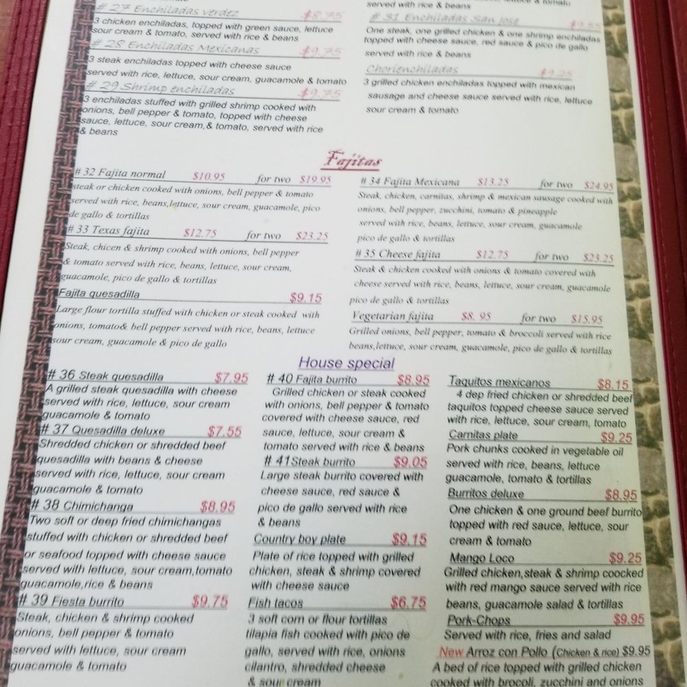 Los Amigos 2 - Menu #3 - Mexican Near Me - Cottonwood, Alabama Los Amigos 2 - Menu #3 - Mexican Near Me - Cottonwood, Alabama